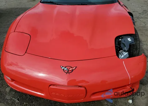 2002 Chevrolet Corvette из США, поврежденный, VIN 1G1YY32G425128263